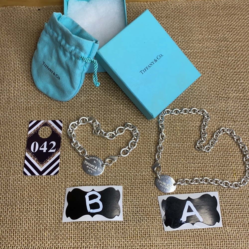 Tiffany bracelet and necklace